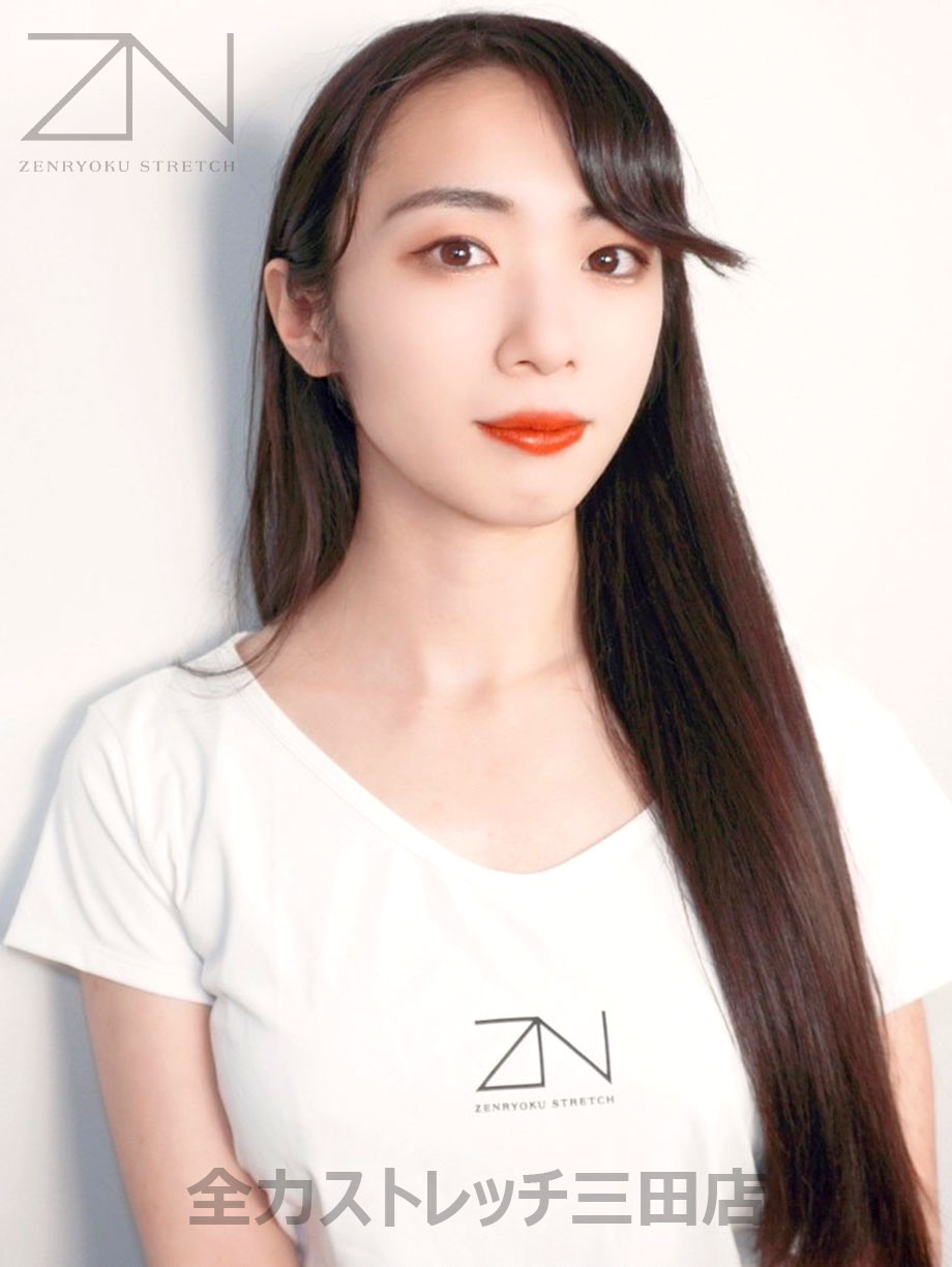 全力ストレッチ三田店のMIREIです！ご指名よろしくお願いします！